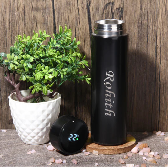 Personalised Smart Temperature Display Bottle