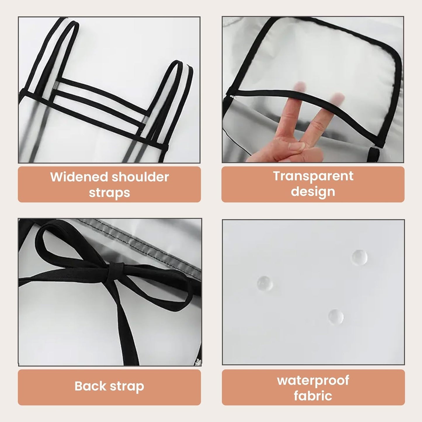 Transparent Waterproof Kitchen Apron