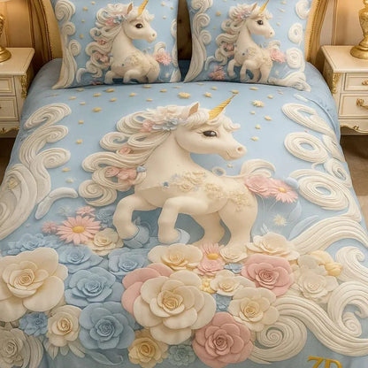 7D Premium Bedsheets for kids |Double Bedshee & 2 Pillow Cover