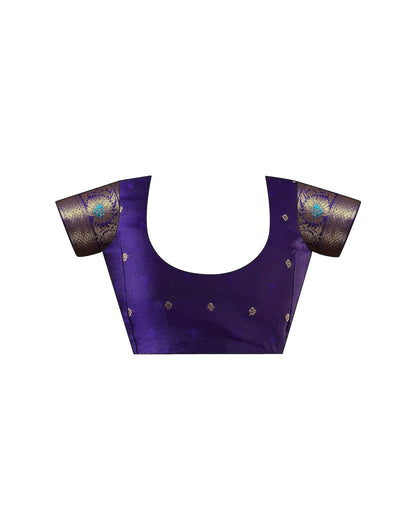 Mouni Roy Blue Kashish Banarasi Saree