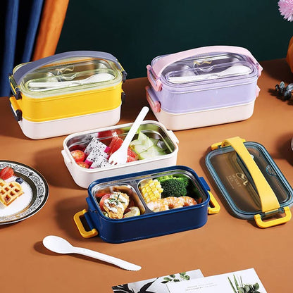 Double Decker Full Meal Lunch Box