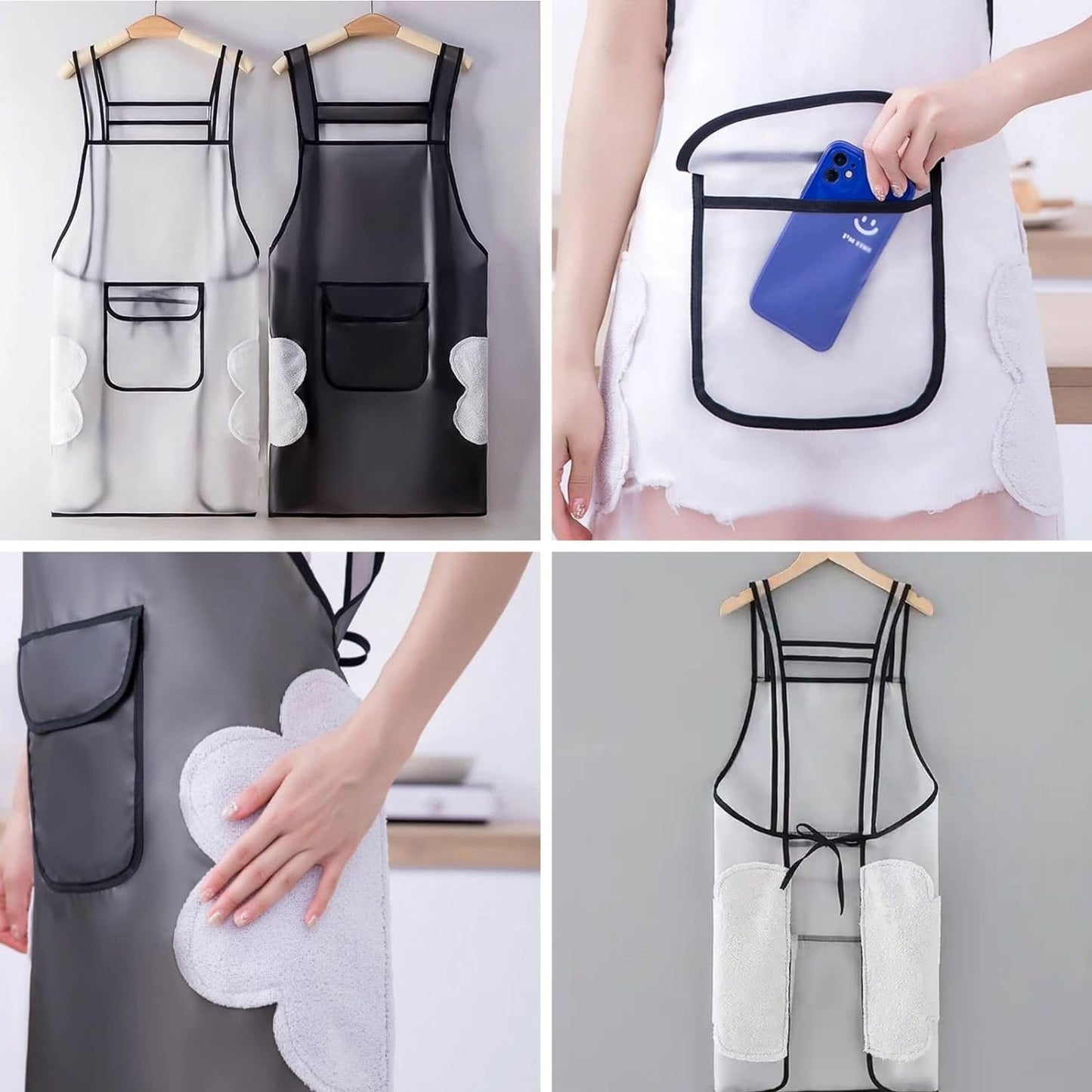 Transparent Waterproof Kitchen Apron