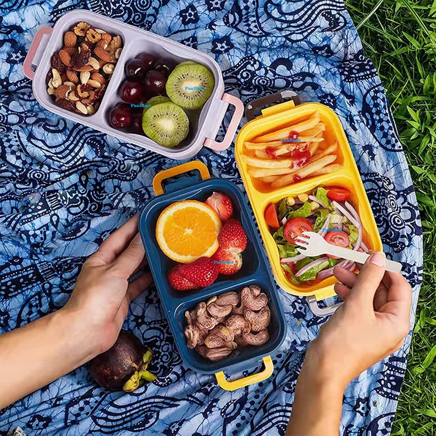 Double Decker Full Meal Lunch Box