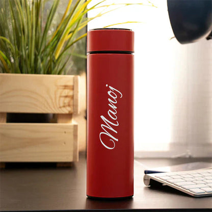 Personalised Smart Temperature Display Bottle