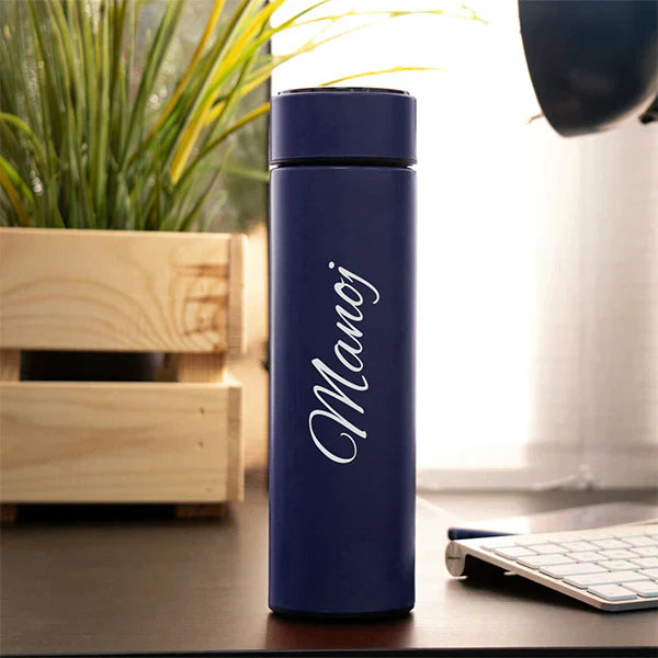 Personalised Smart Temperature Display Bottle