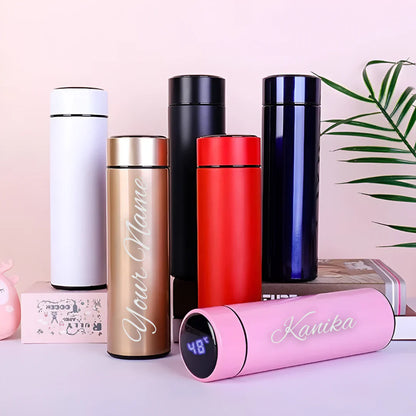 Personalised Smart Temperature Display Bottle