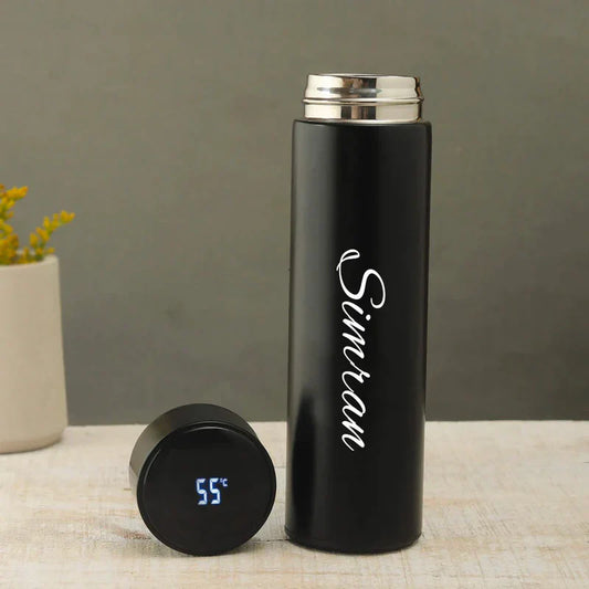 Personalised Smart Temperature Display Bottle